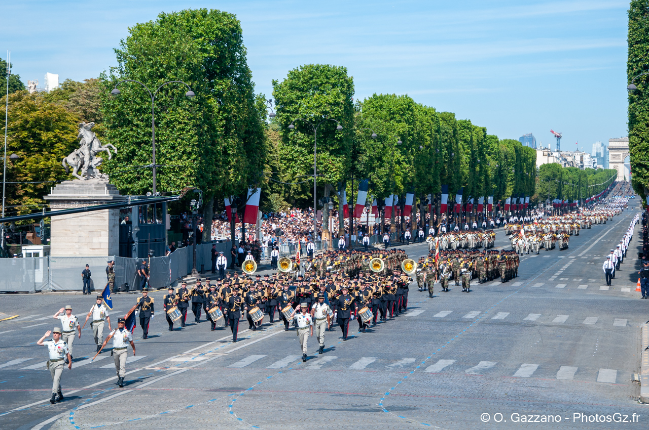 Défilé 14 juillet 2022 - Tribune présidentielle